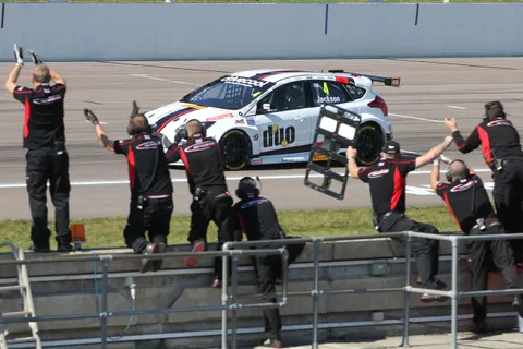 Mat Jackson secured a first win of the year for Motorbase