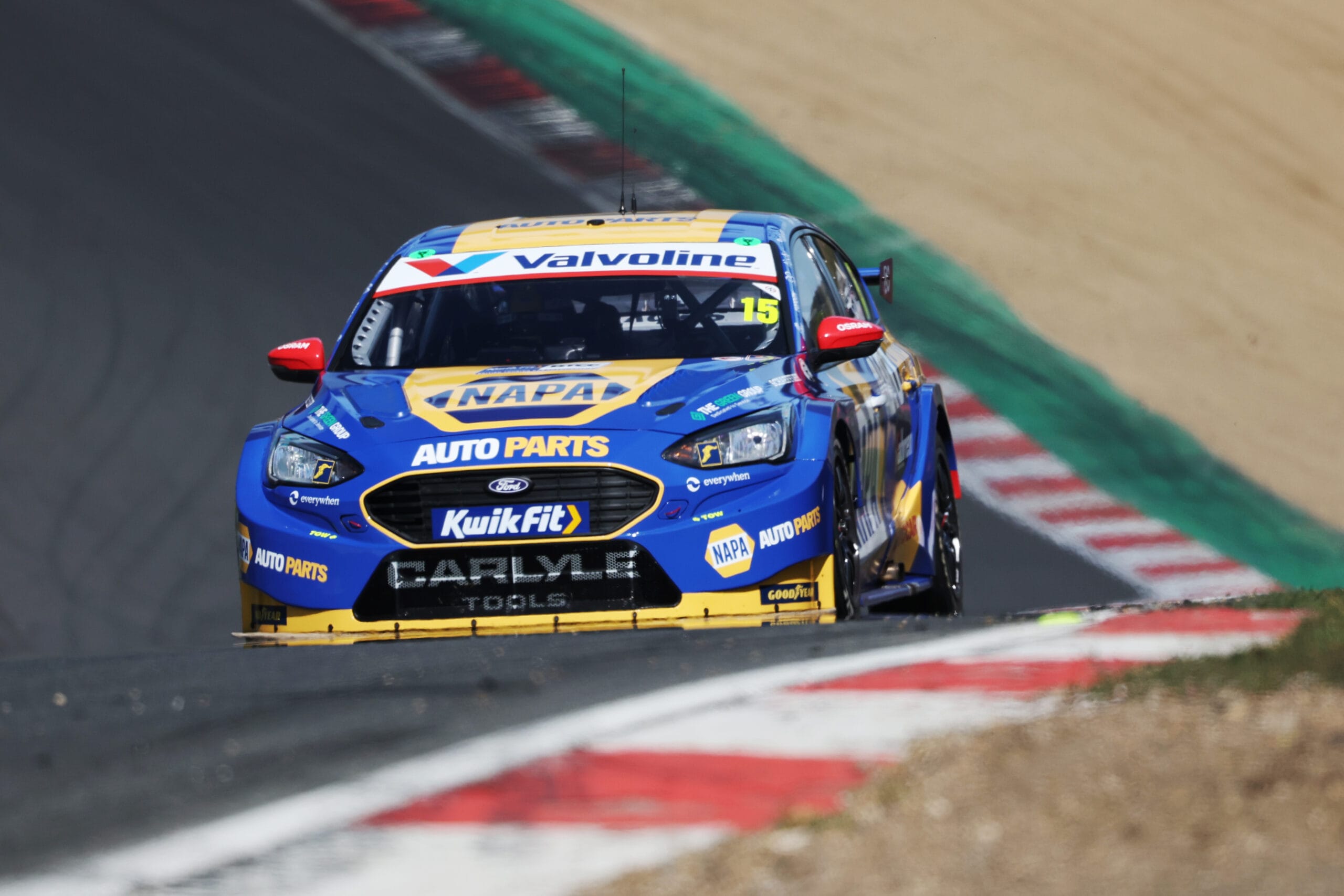 Lewis Selby in the BTCC