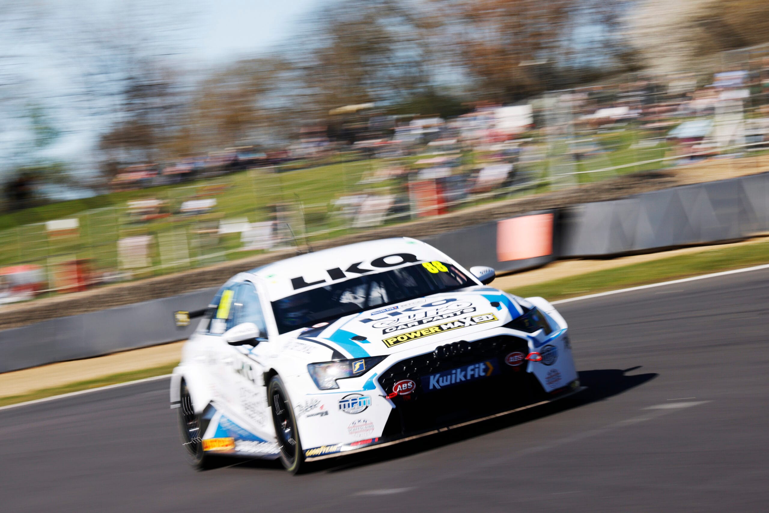 Mikey Doble in the BTCC