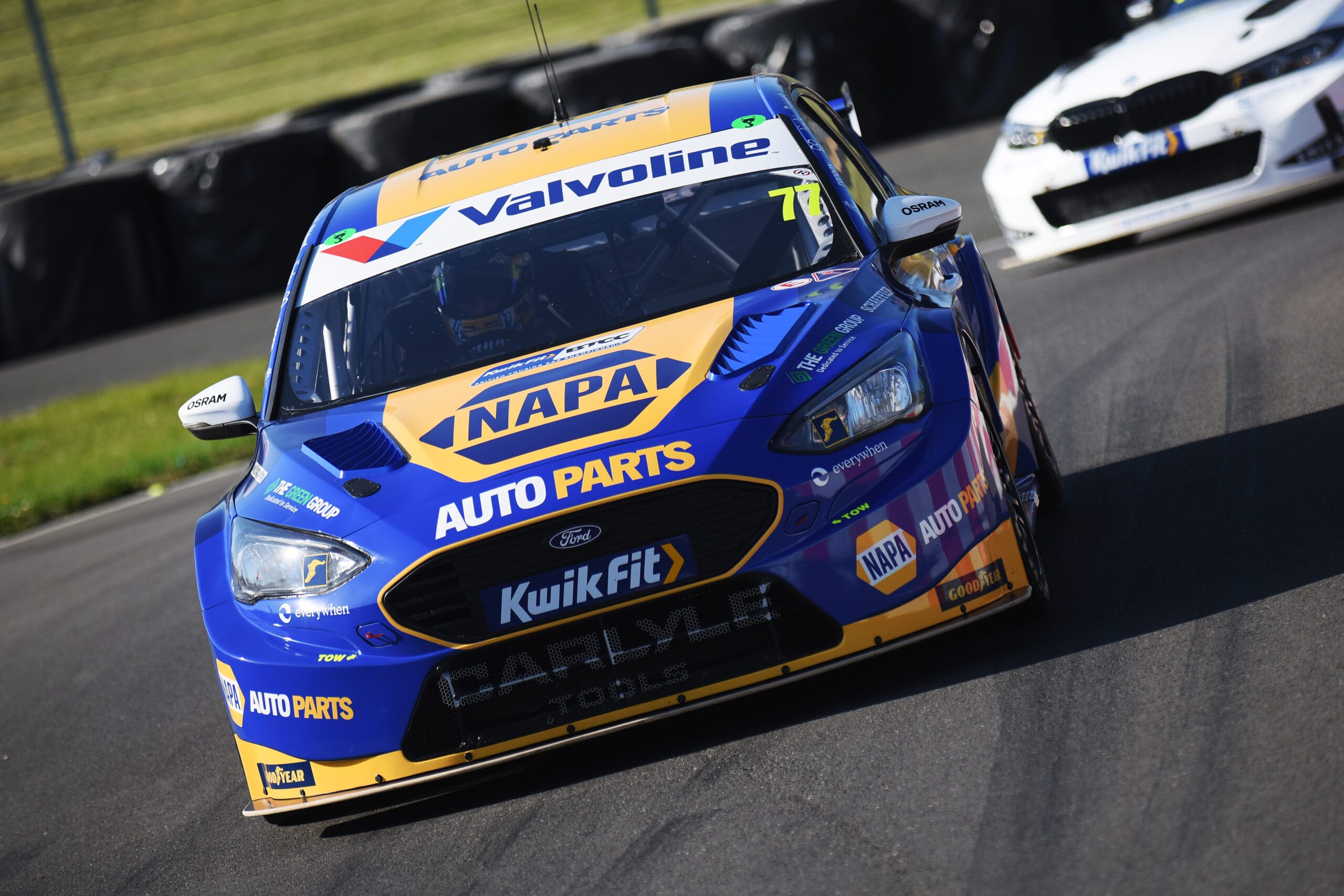 Sam Osborne in the BTCC