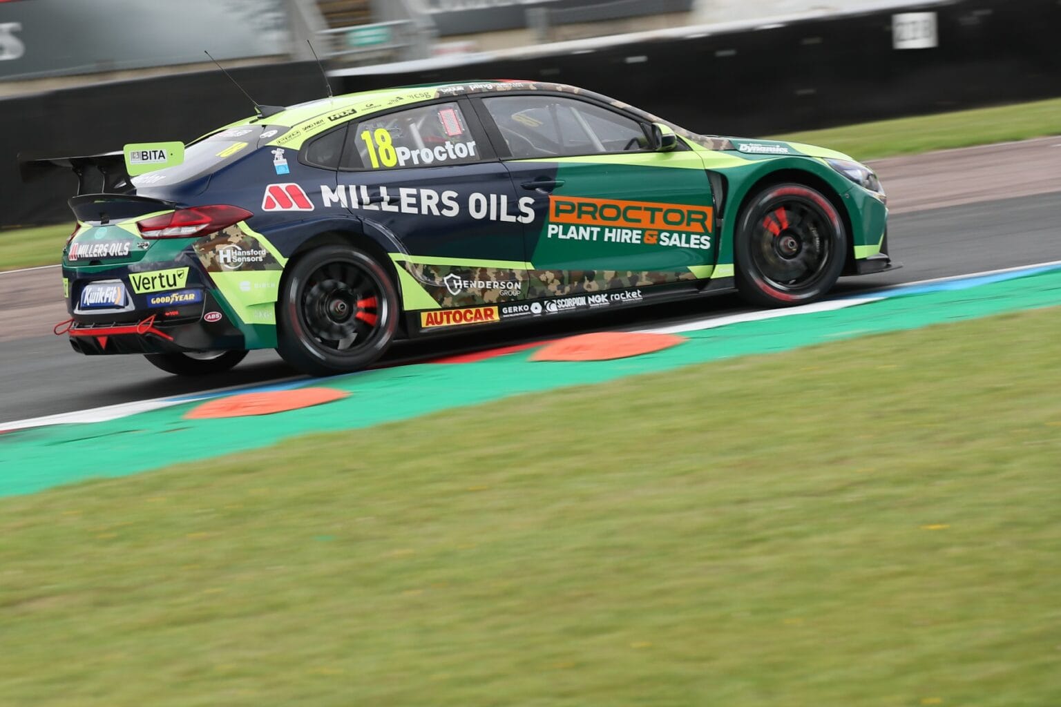 Senna Proctor in the BTCC