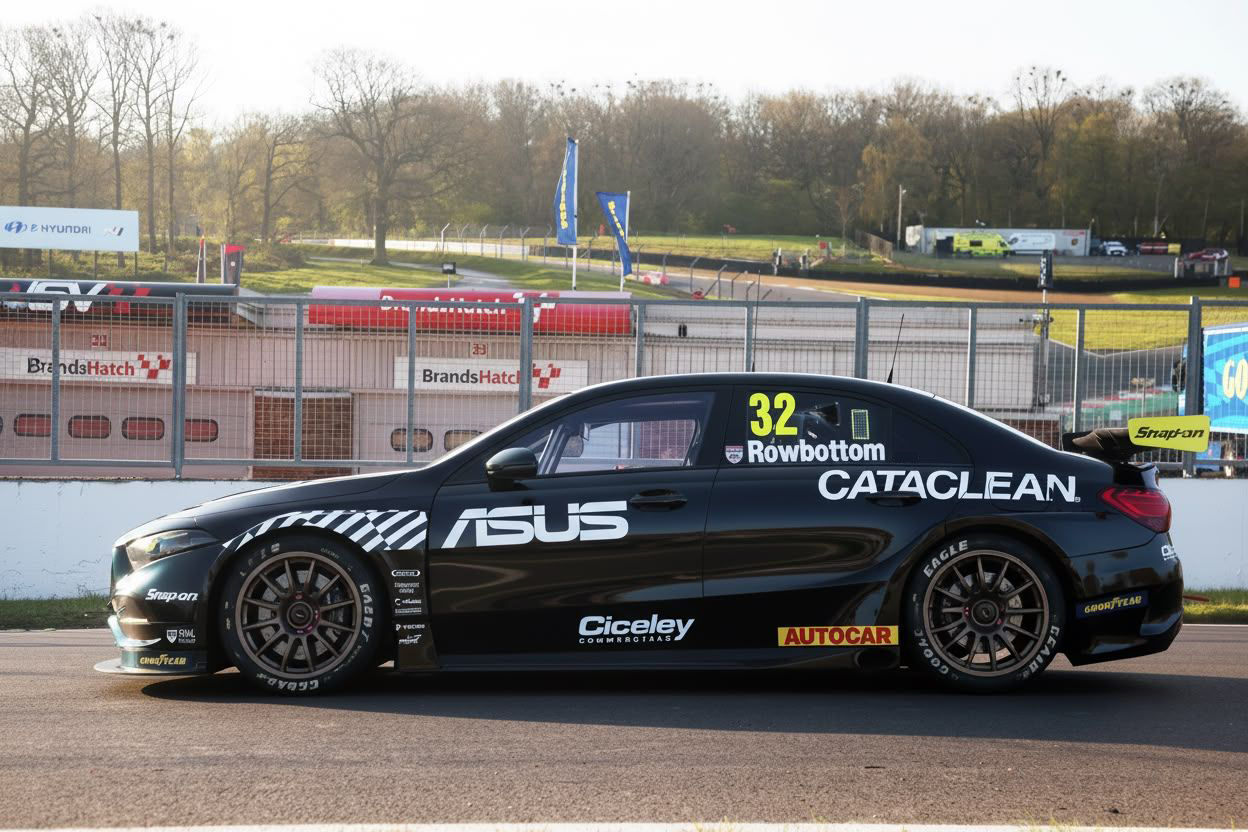 Daniel Rowbottom in the BTCC